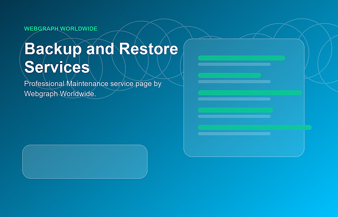 Backup and Restore Services service illustration