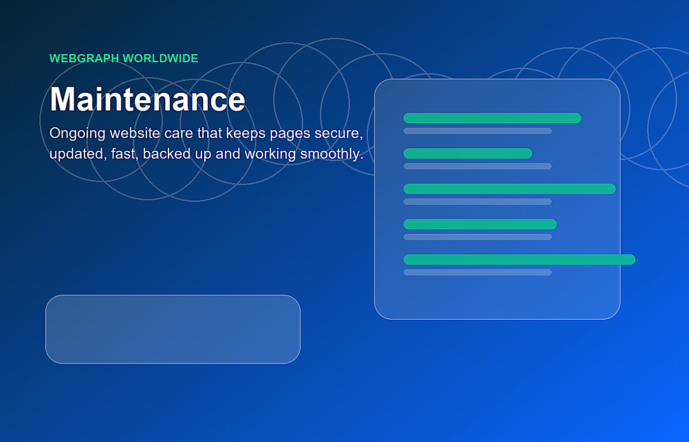 Maintenance category visual