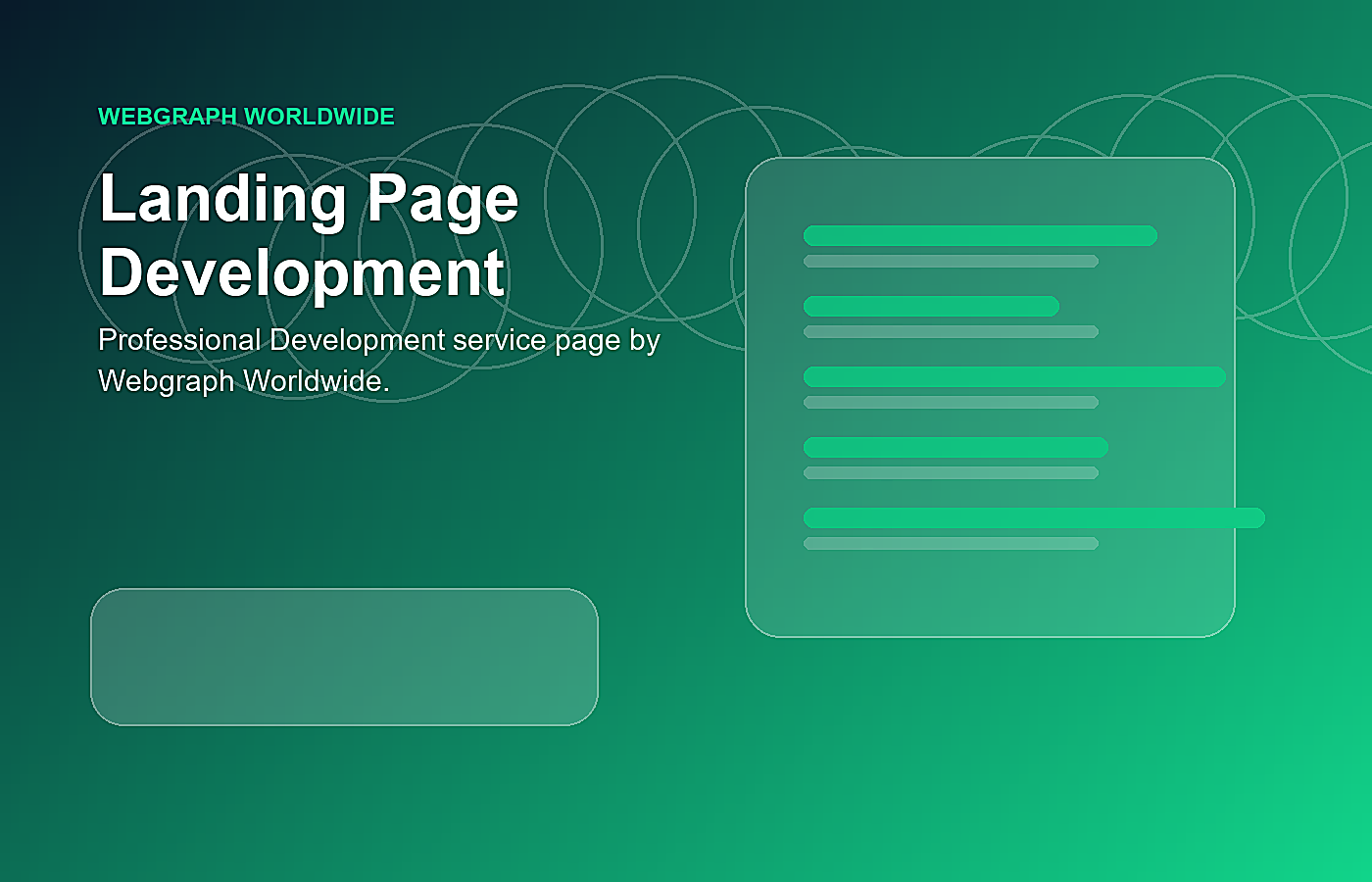 Landing Page Development visual