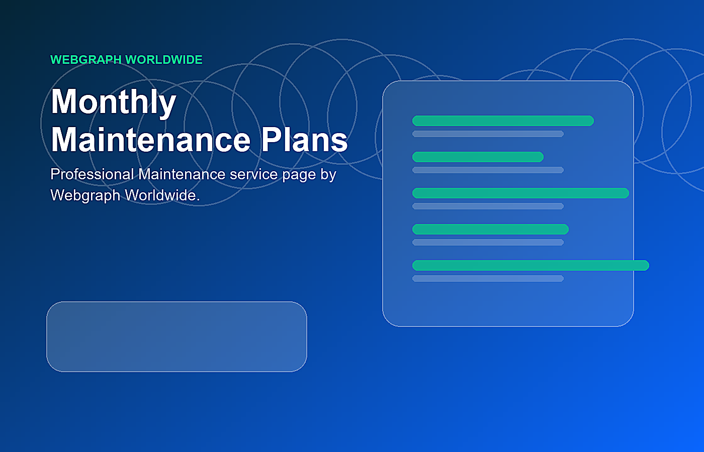 Monthly Maintenance Plans service illustration