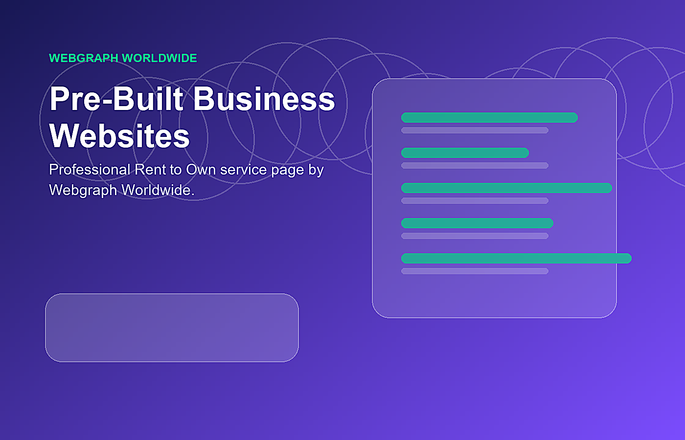 Pre-Built Business Websites visual