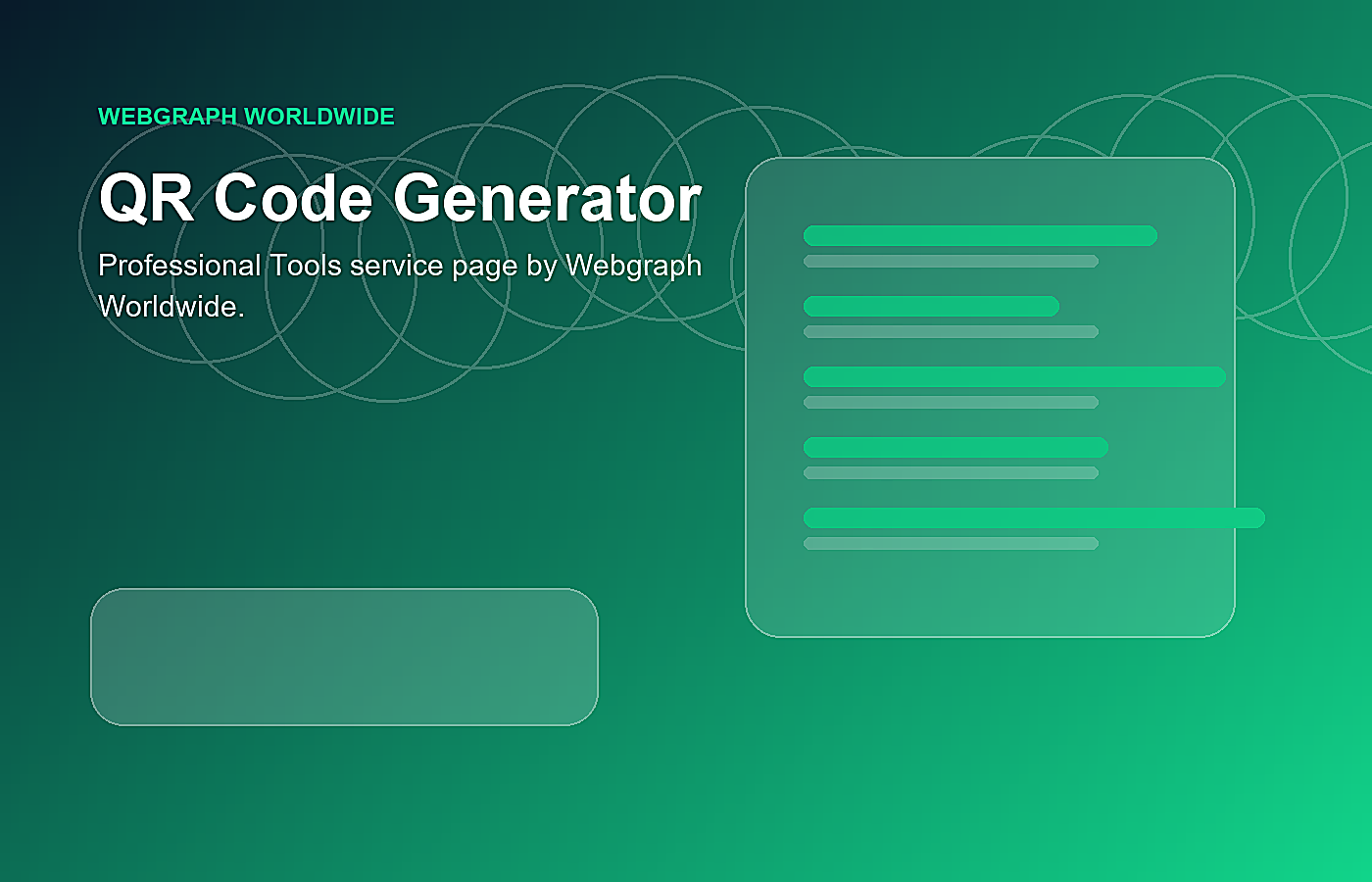 QR Code Generator service illustration