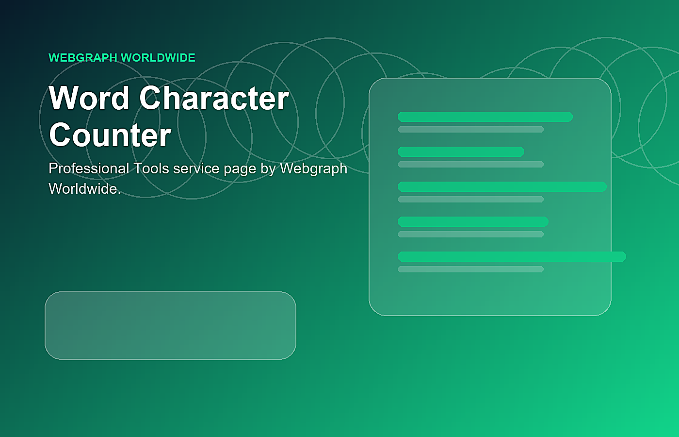 Word Character Counter visual